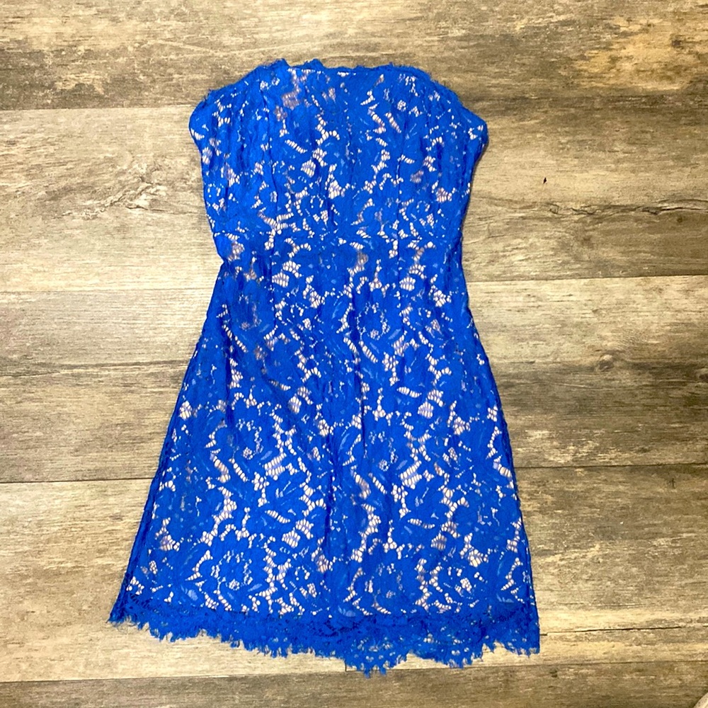 Blue laces dress from lulus size small and only worn once